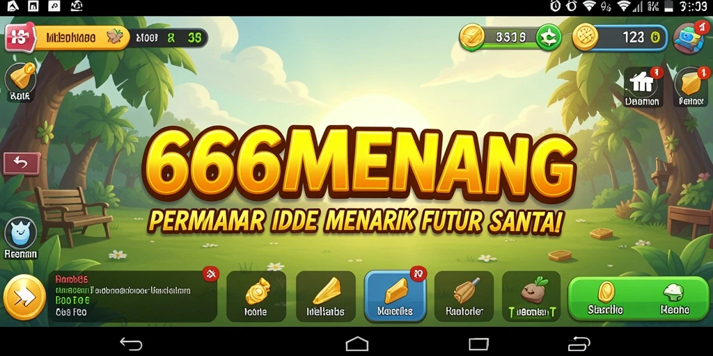 Tampilan gameplay seru di 666MENANG dengan mekanisme Idle yang menarik.