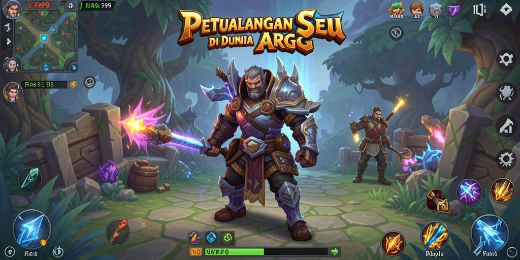 Menampilkan aksi seru dalam gameplay ARPG FA99.