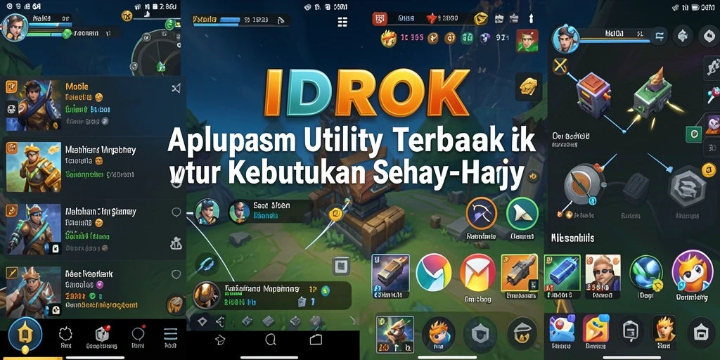 Tampilan antarmuka utama IDROK yang praktis dan mudah digunakan.