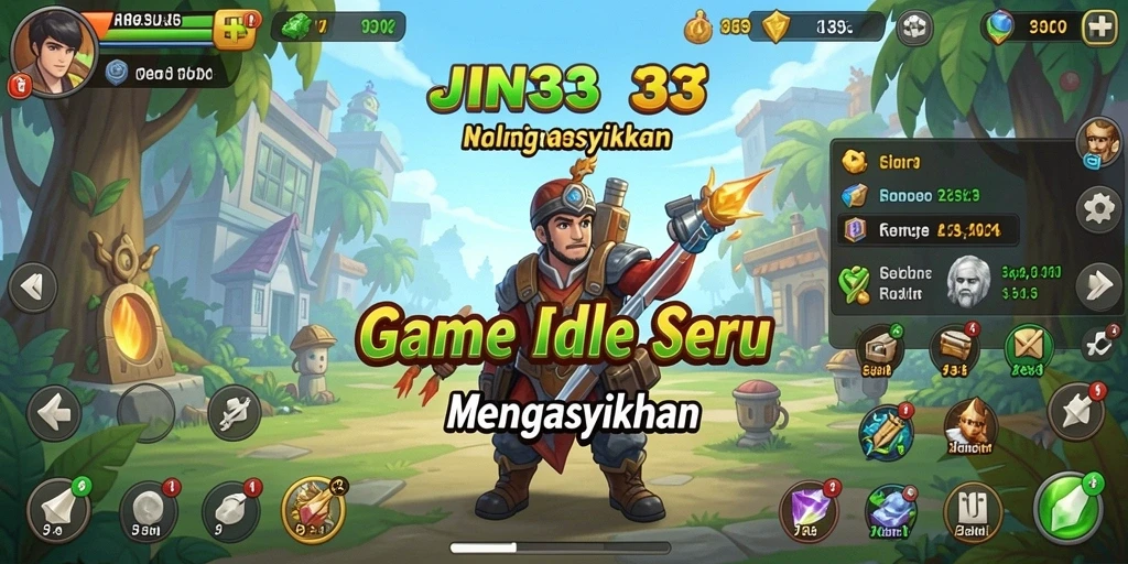 Tampilan gameplay menakjubkan dengan karakter yang lucu dan interaksi menarik.