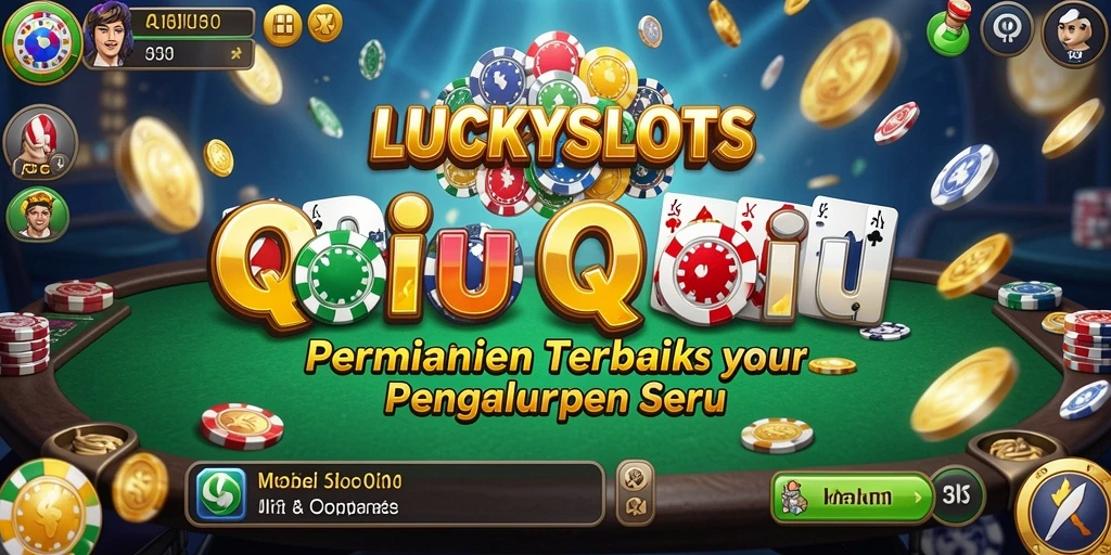 Tampilan menarik dari gameplay QiuQiu dalam LUCKYSLOTS.