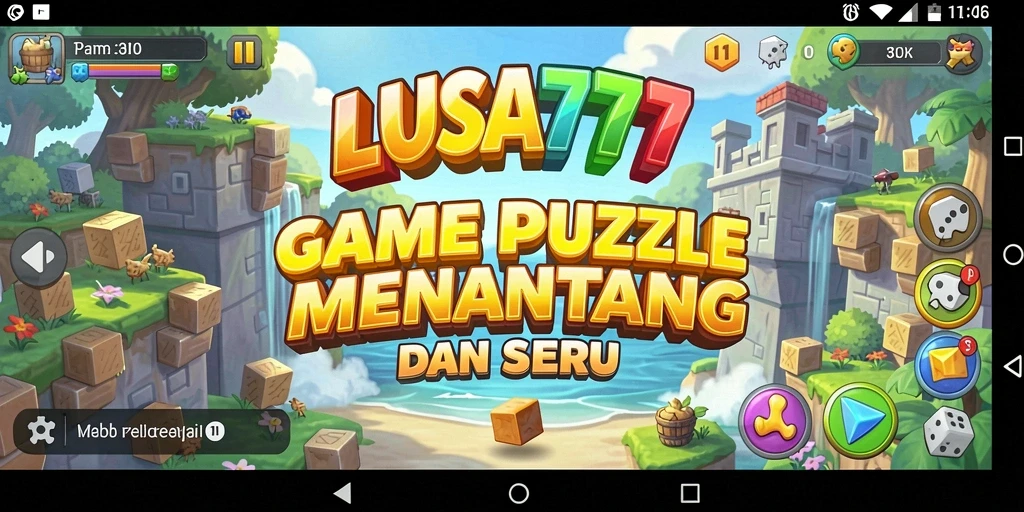 Screenshot LUSA777 menunjukkan gameplay yang menarik dengan berbagai teka-teki seru.