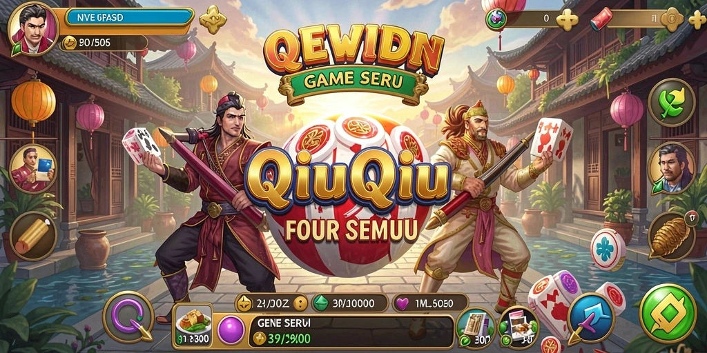 Gameplay QiuQiu seru dan penuh strategi di NEWIDN.