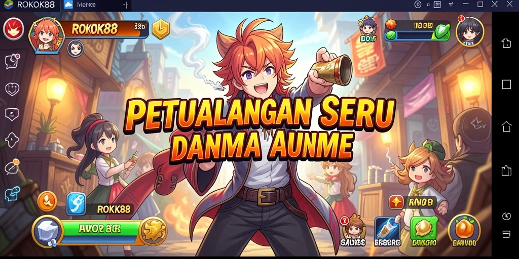Tampilan menarik dari gameplay ROKOK88 yang penuh aksi.