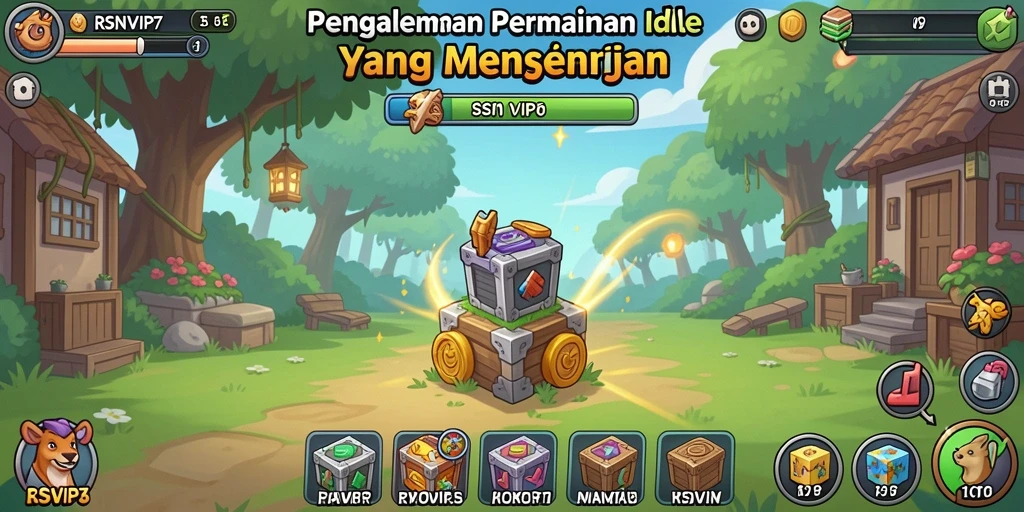 Tampilan gameplay RSNVIP7 yang menarik dan penuh aksi Idle.